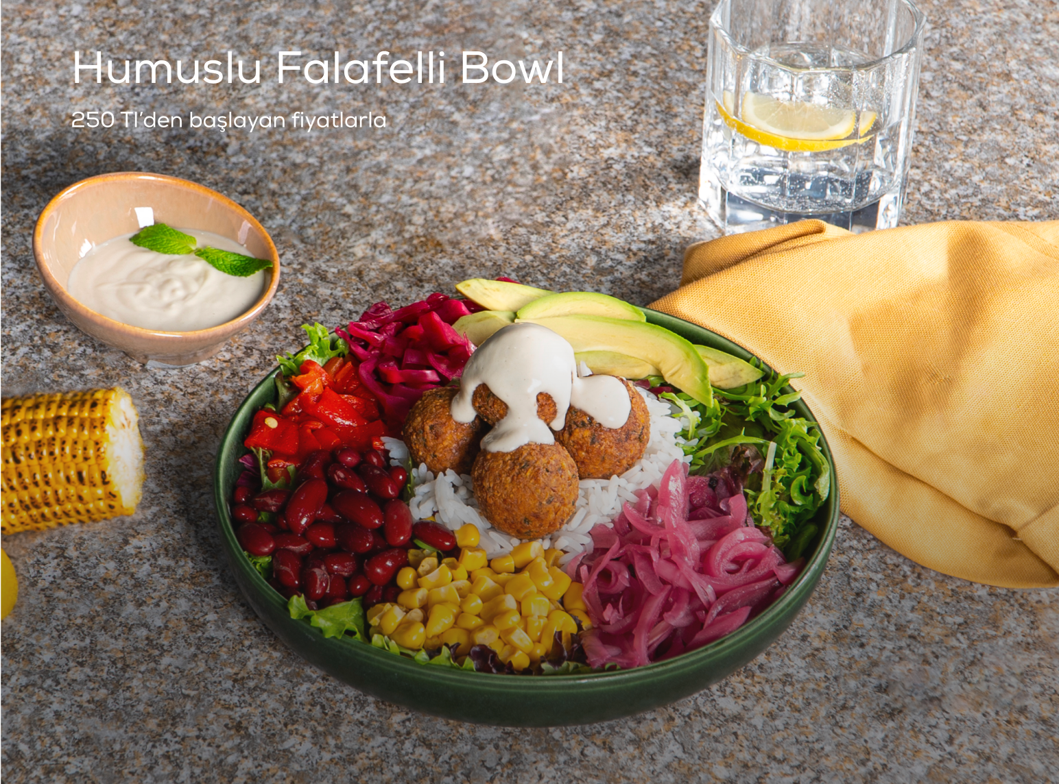 Humuslu Falafel Bowl